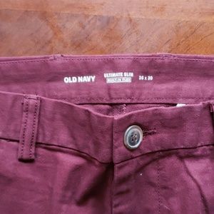 Maroon/ wine colored chinos